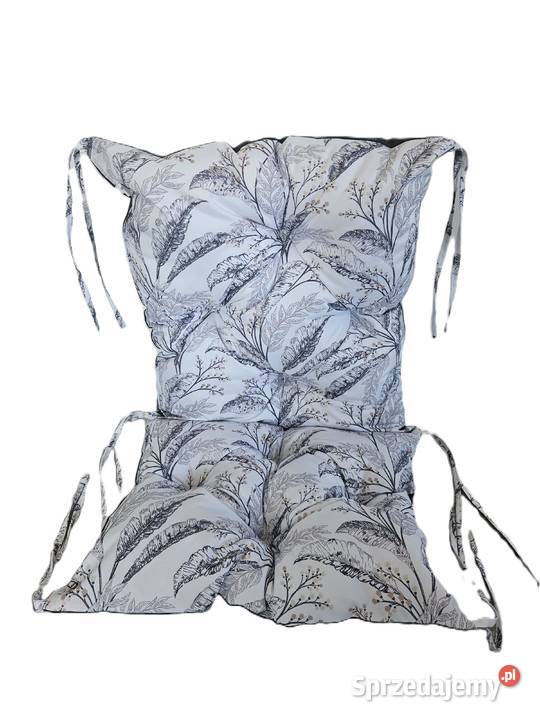 Poduszka na krzesło z oparciem Ratan Ogród Tkaniny Nowa Sól