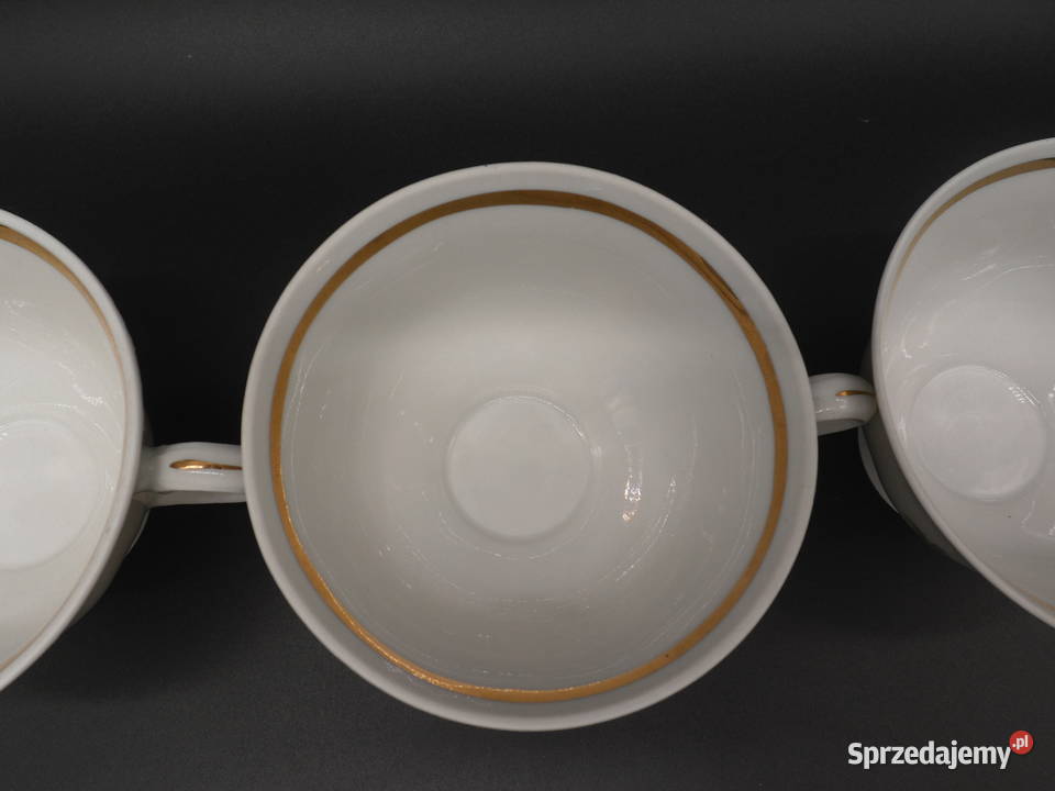 Klasyczne trzy Filiżanki Karolina Motyw Róż Raszków sprzedam