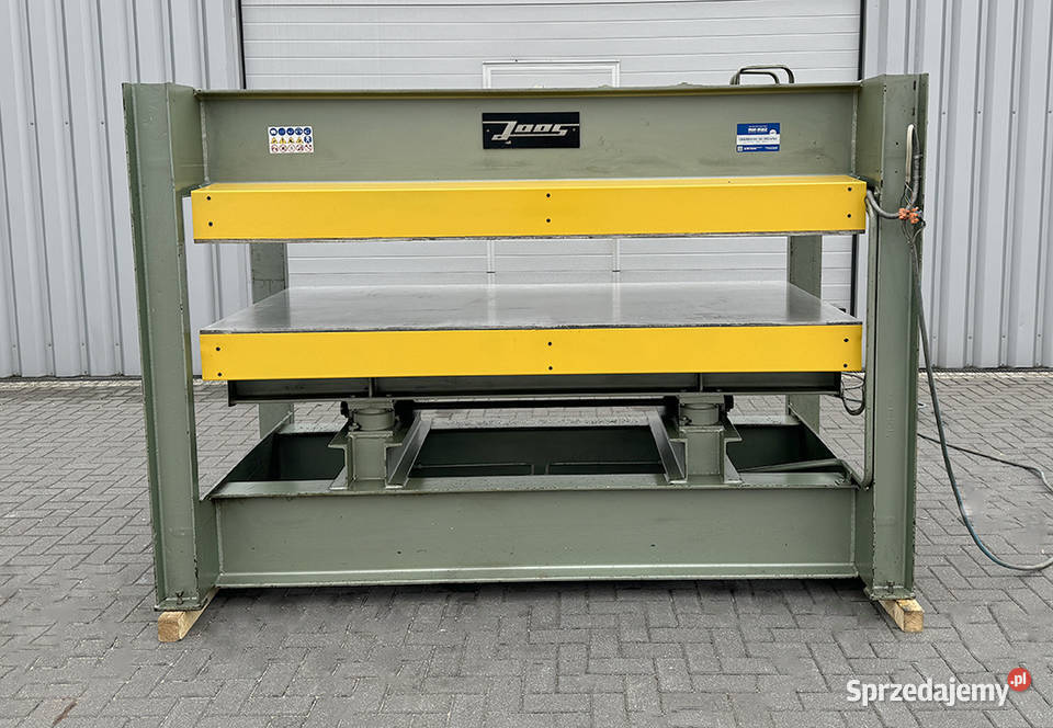 Prasa półkowa hydrauliczna do forniru JOOS typ Sierakowska Huta sprzedam