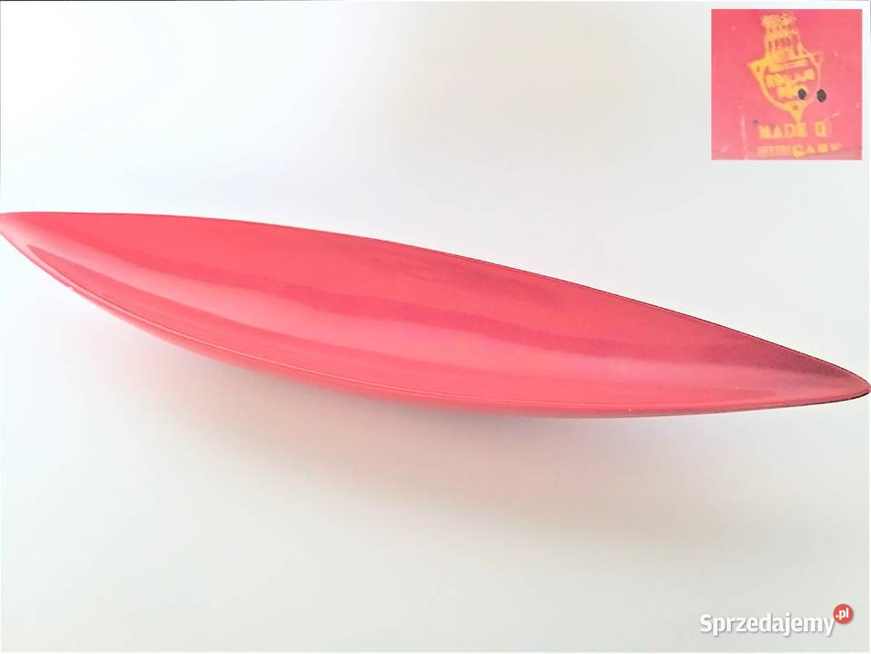Look Patera łódka Zsolnay Trk Janos bordowa sprzedam
