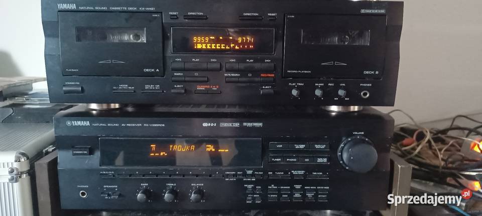 Zestaw Yamaha amtuner magnetofon Amplitunery Grodków