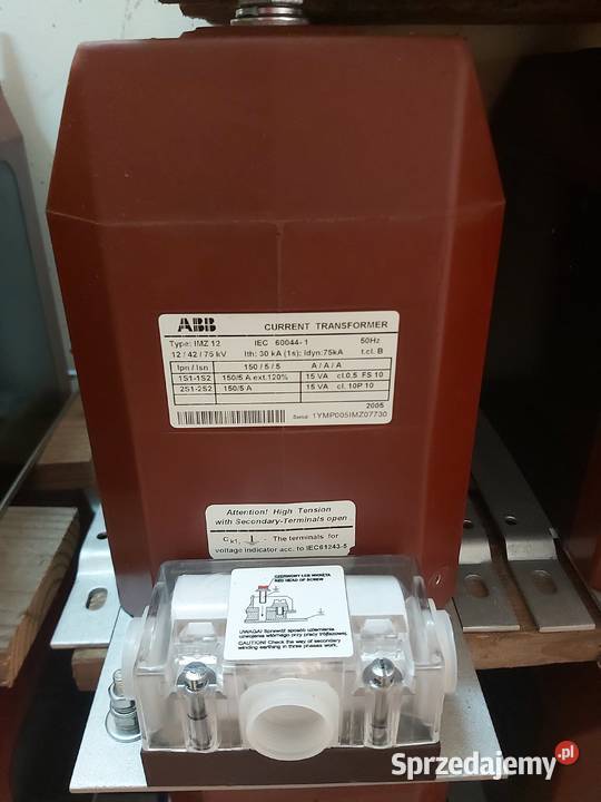 Przekładniki CURRENT TRANSFORMER ABB IMZ12 15055 Łask sprzedam