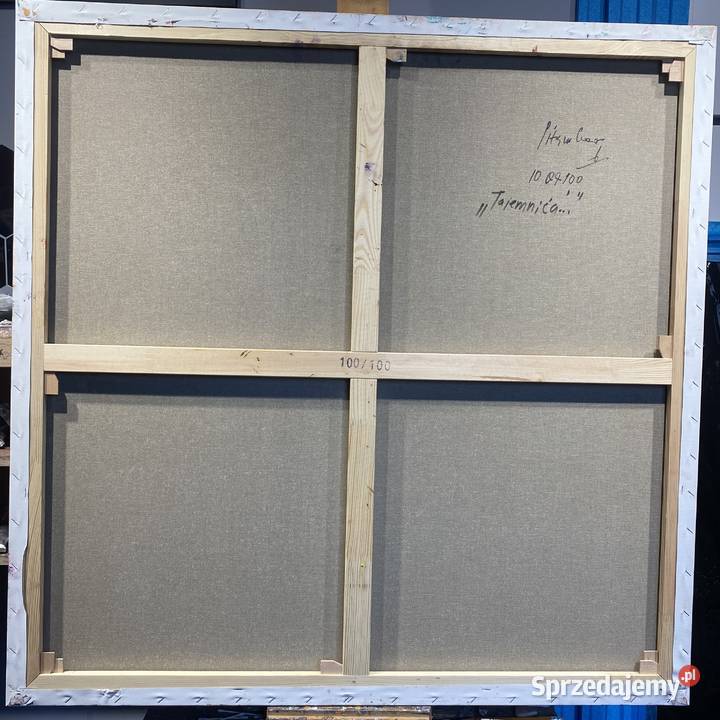 Pitsko Giennadij Tajemnica 100x100 obraz olejny pomorskie Rumia sprzedam