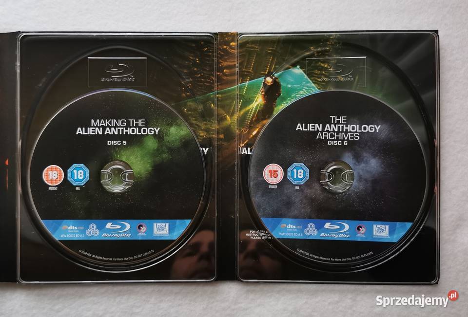 Alien Anthology Box Set Obcy Antologia 6x Bluray łódzkie Wytrzyszczki