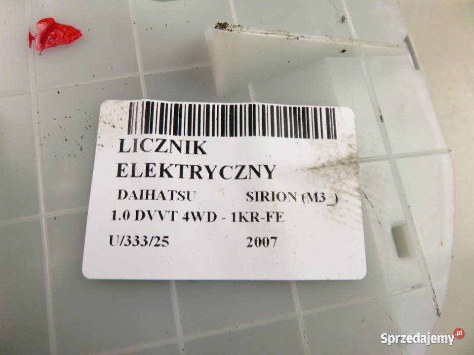 LICZNIK DAIHATSU SIRION M3 10 DVVT 4WD 1KRFE małopolskie sprzedam