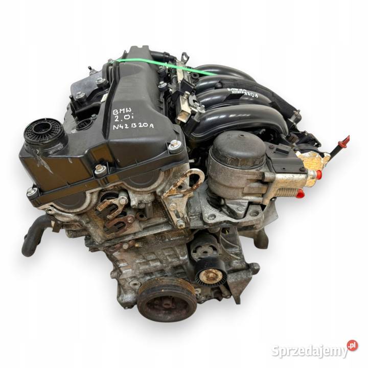 SILNIK N42B20A BMW E46 318 i 20 benzyna ładna Silniki kompletne Chełm