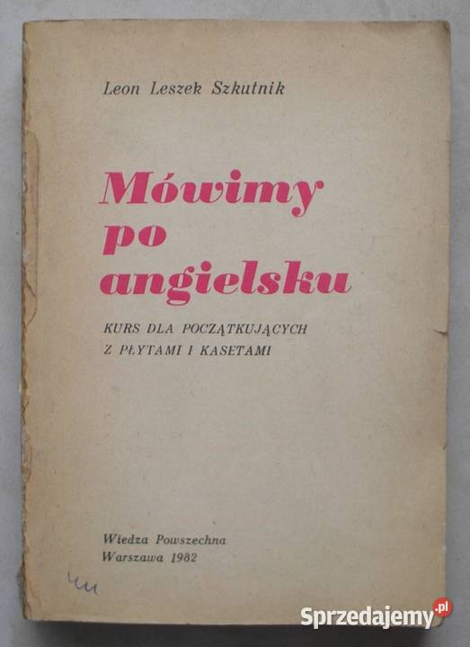 Mówimy angielsku Kurs początkujących LL Szkutnik Kraków sprzedam