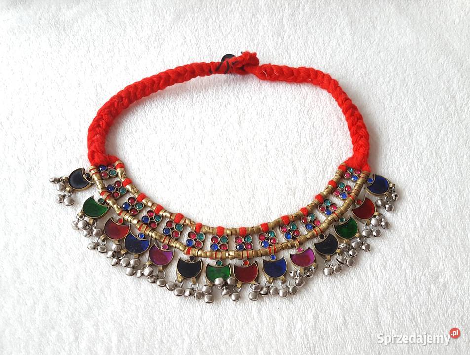 Orientalny naszyjnik afgański boho etno bohemian Szczecin