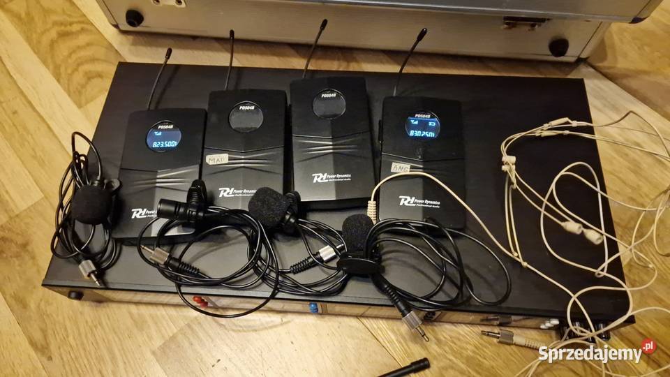 Mikrofony bezprzewodowe estradowe krawatowe Gdańsk