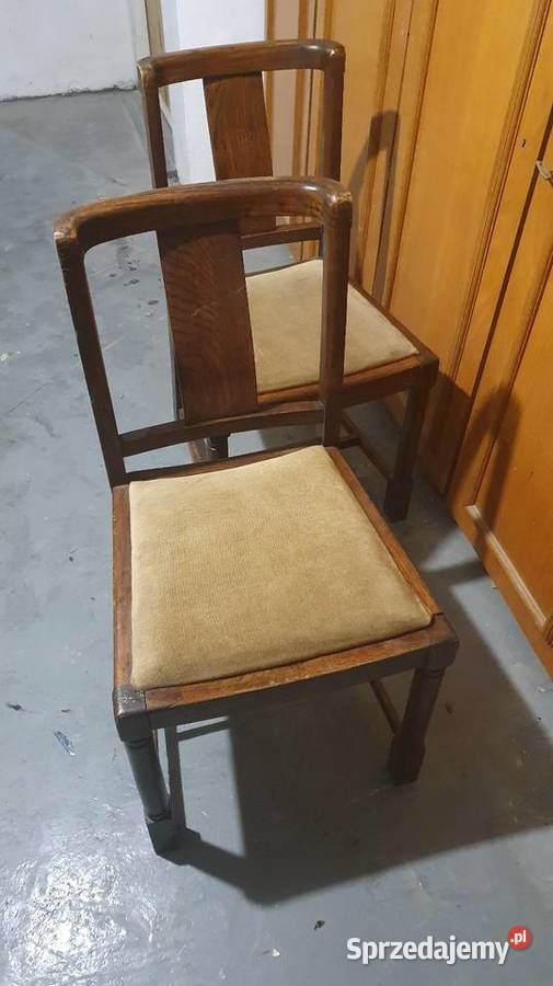 Krzesła angielskie drewniane komplet 2 sztuki Izabelin sprzedam