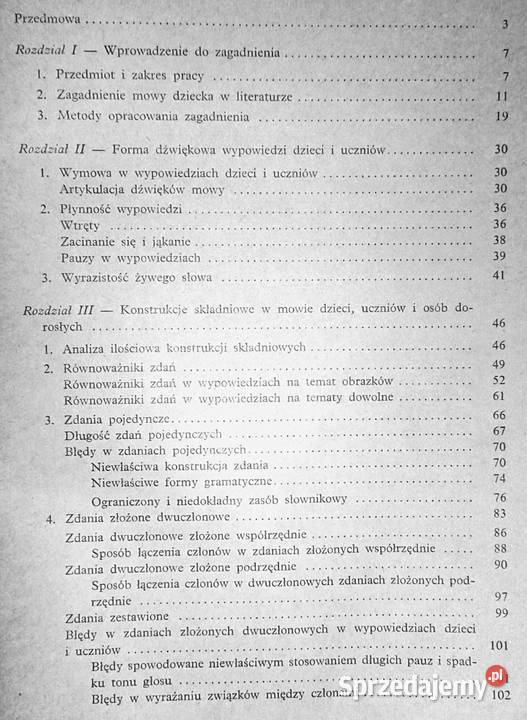Właściwości mowy dziecka sześcio siedmioletniego Chełm