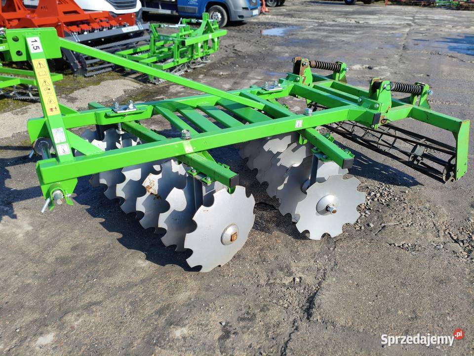 Brona talerzowa BOMET 15m 2walcowe Pavo U363 w sprzedam