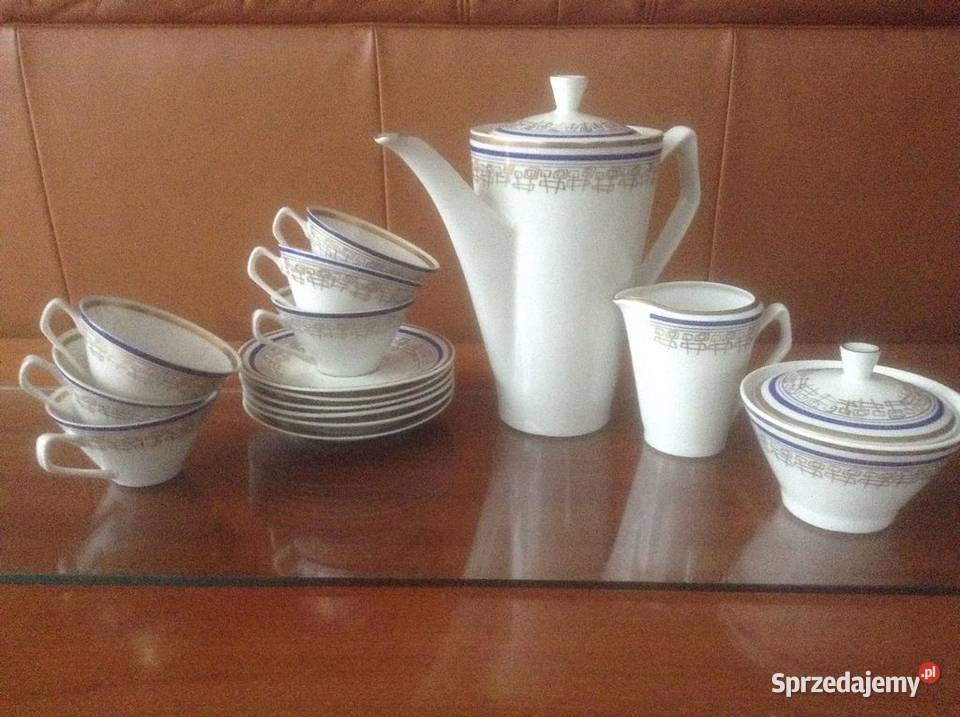 Serwis porcelanowy do kawy 17części sygnowany sprzedam