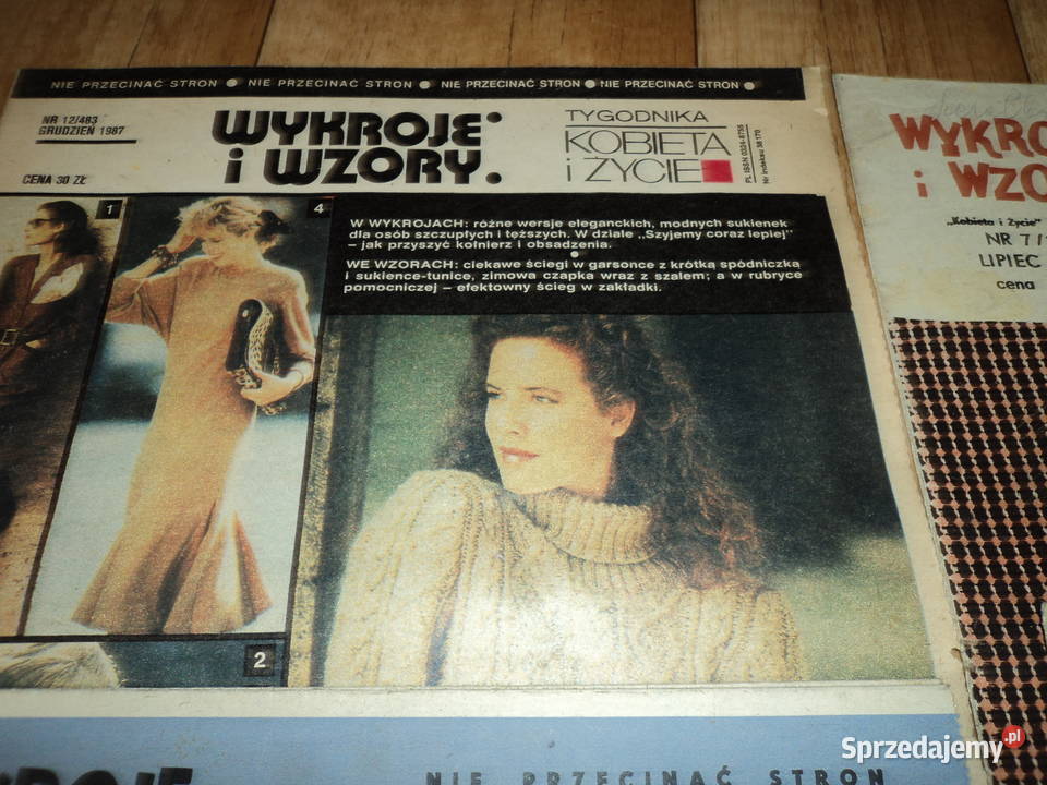 Wykroje i wzory Kobieta i życie 2 Nowy Sącz sprzedam