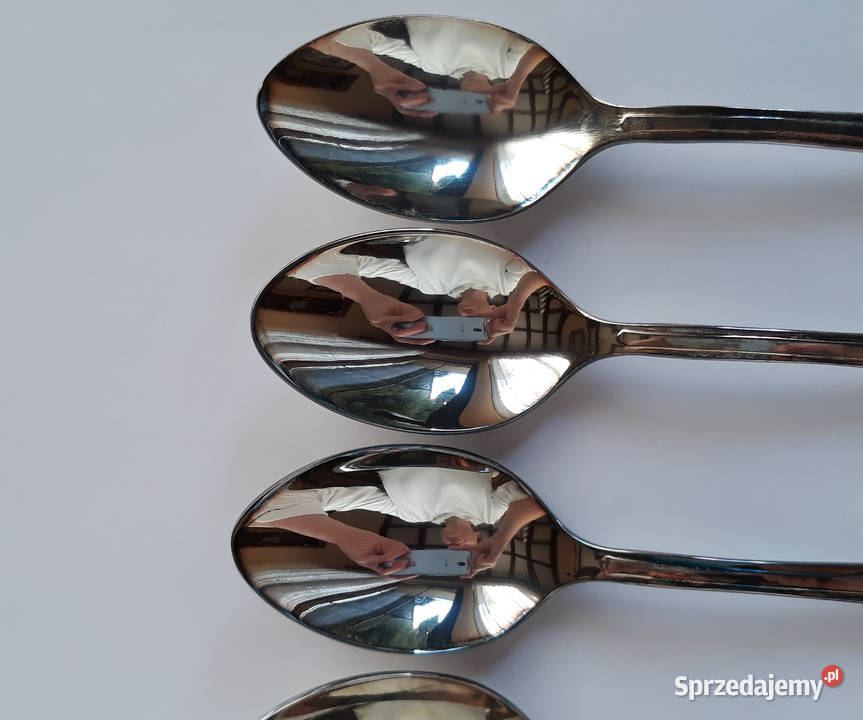 Posrebrzane łyżeczki do herbaty WSCHODNI Hefra Dąbrowa Górnicza
