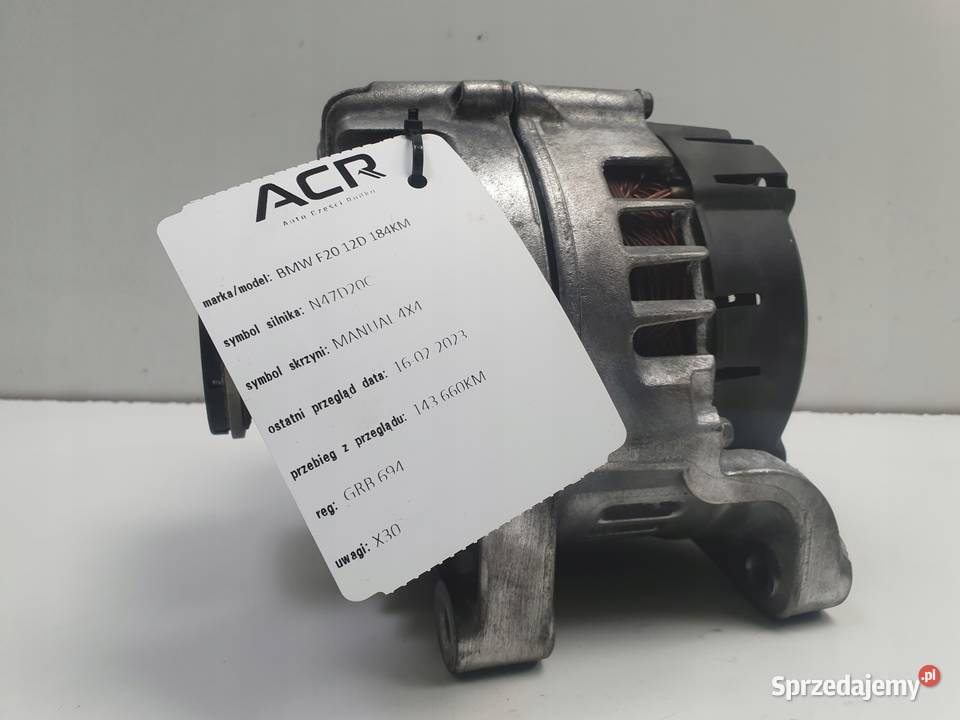 BMW F10 F11 F30 F20 20 D ALTERNATOR 180A 7823343