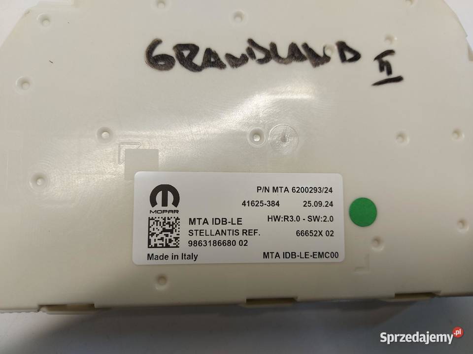 OPEL Grandland II 2024 Moduł sterownik komfortu osobowe sprzedam