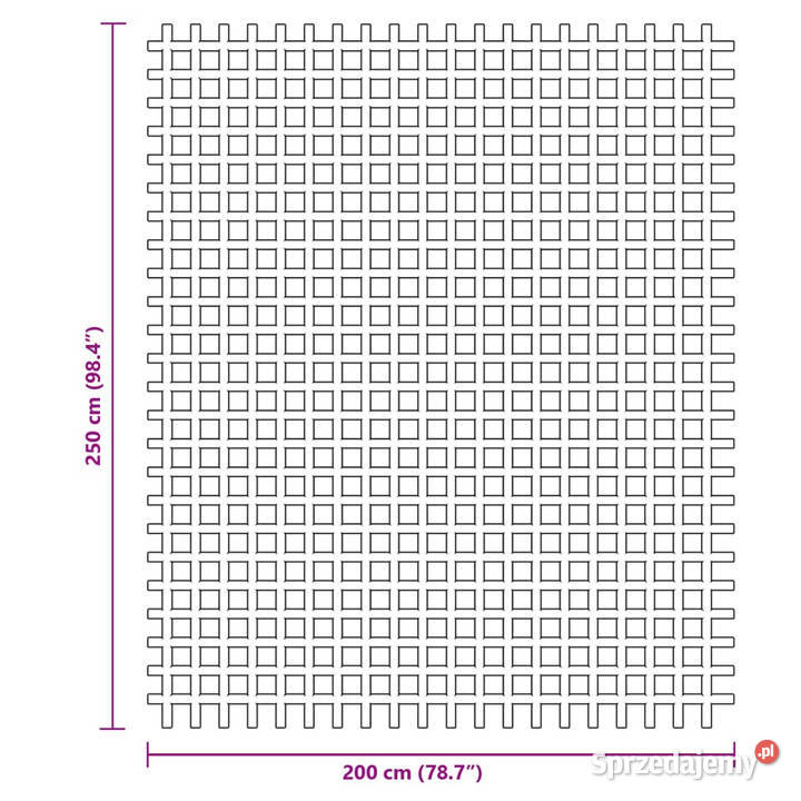 Mata podłogowa na kemping niebieska 25x2 m mazowieckie