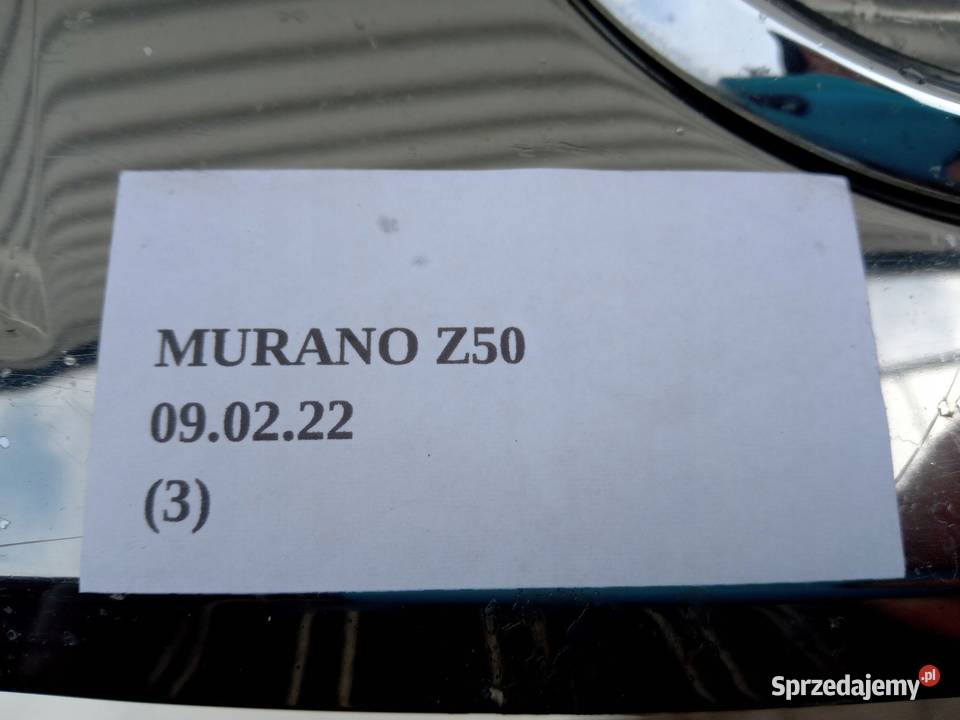 GRILL ATRAPA CHŁODNICY PRZÓD NISSAN MURANO Z50 Nowy Tomyśl