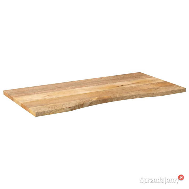 Blat biurka z wycięciem 110x50x25 surowe drewno Blaty Warszawa sprzedam
