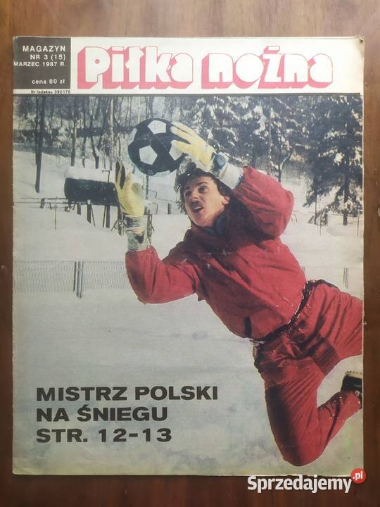 Piłka Nożna Magazyn rocznik 1987 kompletny Łódź