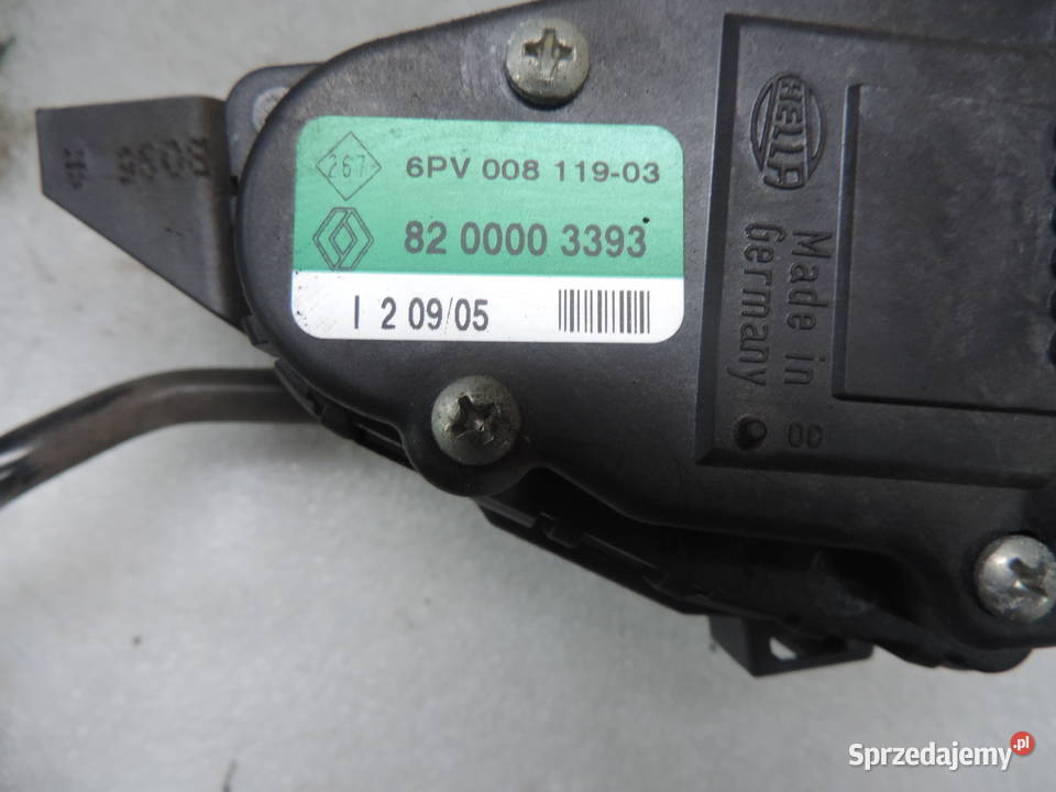 POTENCJOMETR GAZU RENAULT LAGUNA 2 FL 19 DCI Nowy Sącz sprzedam