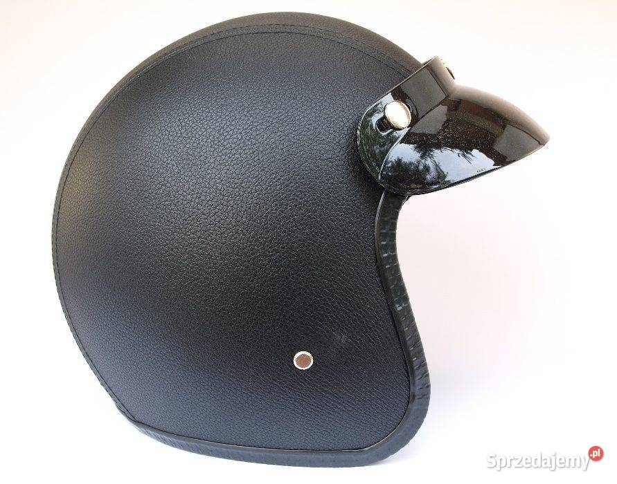 NOWY Kask Otwarty Retro Cafe Racer Brat Style kaski