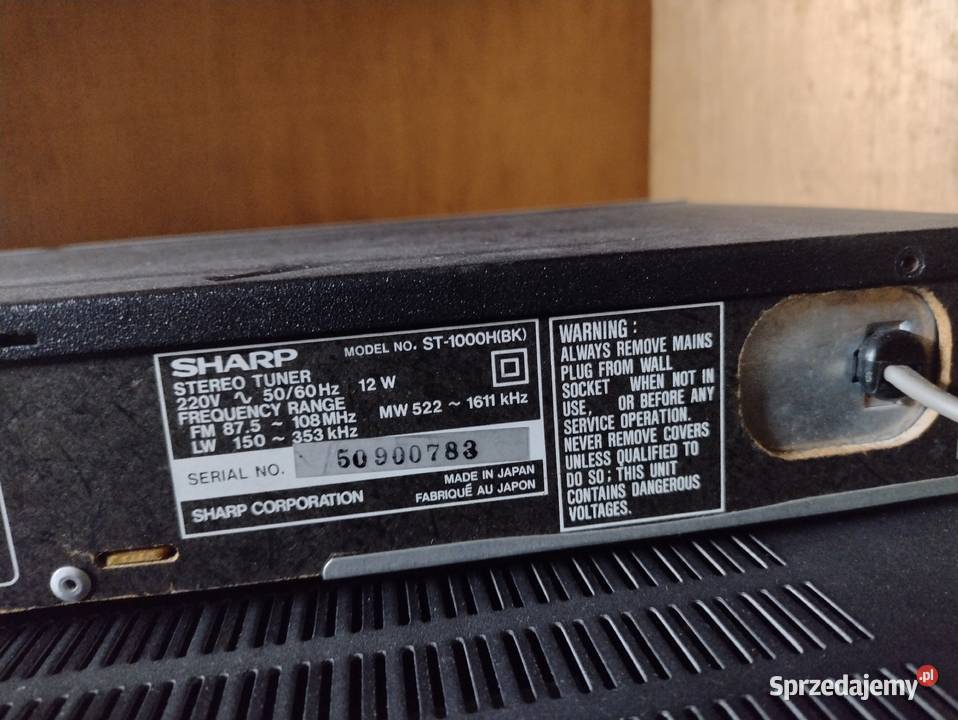 Sharp Stereo Amplifier SM1000 łódzkie