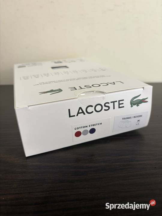 Bokserki męskie Lacoste Cotton Trunks M Warszawa