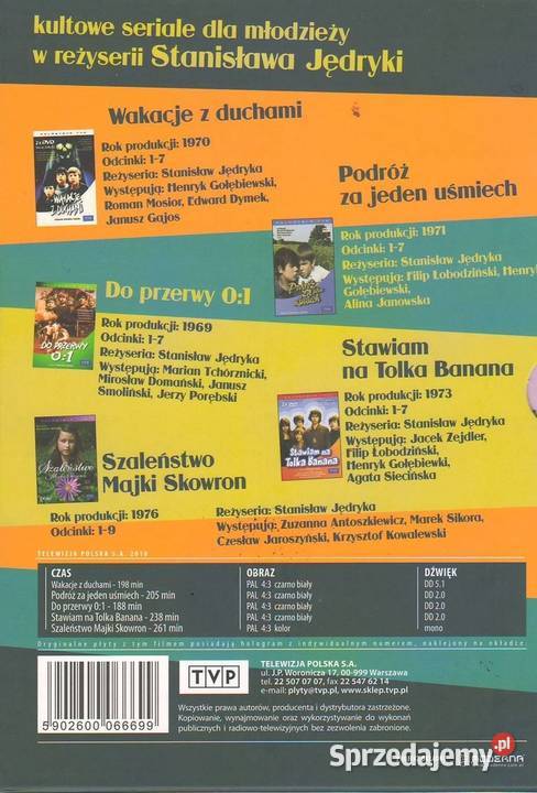 Seriale Stanisława Jędryki 9DVD FOLIA NOWE