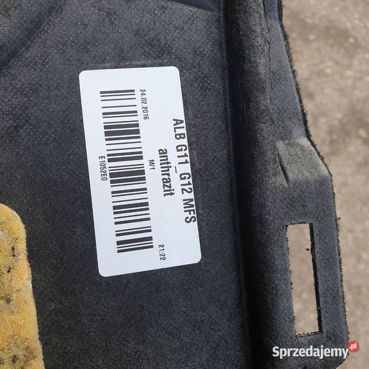 BMW 730LD G11 G12 POLKA BAGAZNIKA 7411502 kujawsko-pomorskie Łochowice