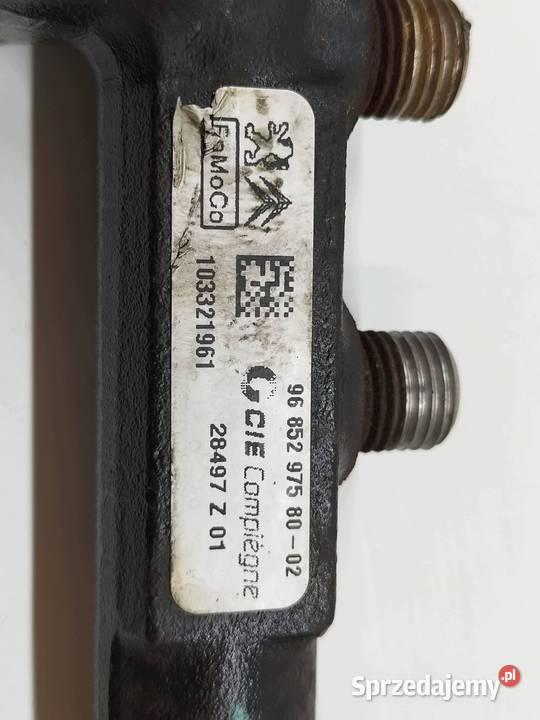 LISTWA WTRYSKOWA 9685297580 14 TDCI Ford Fiesta