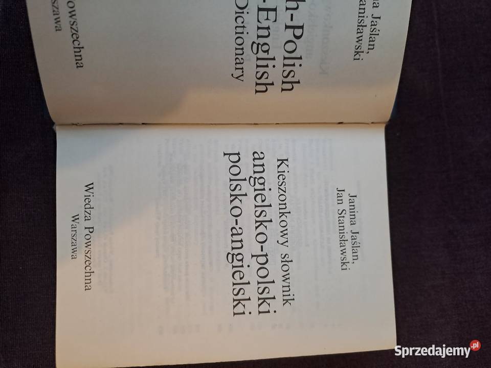 Kieszonkowy słownik Polsko angielski Wrocław