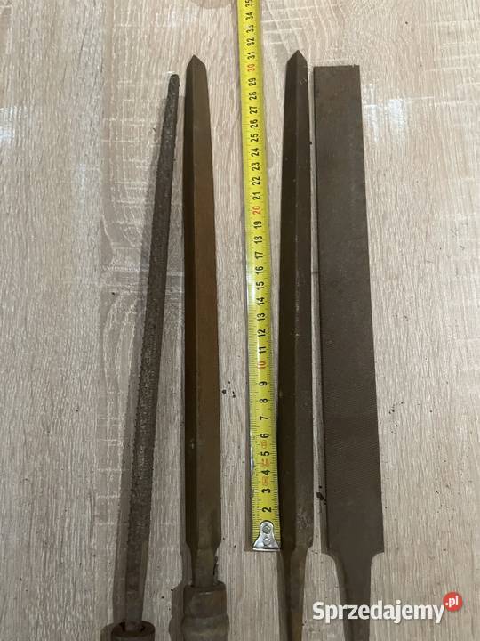 Pilniki ślusarskie pilnik zdzierał PRL stare Kielce