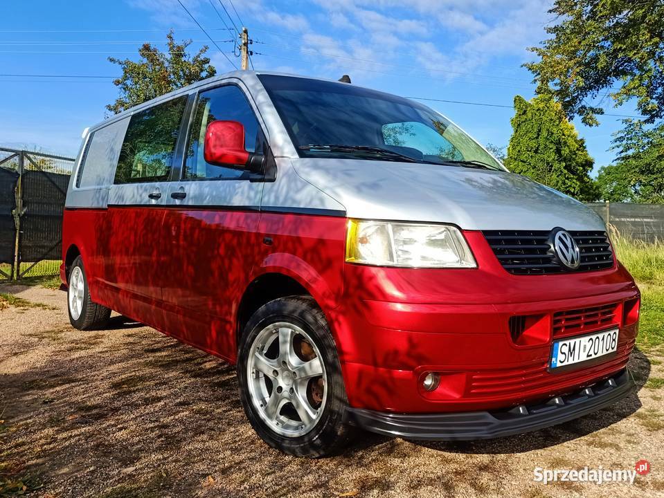Volkswagen Transporter T5 long TDI okazja Rok produkcji 2006 Mikołów