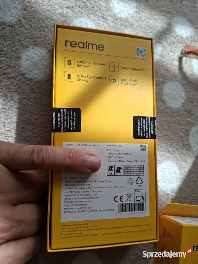 Telefon realme P3 Lite 8256 Nowy