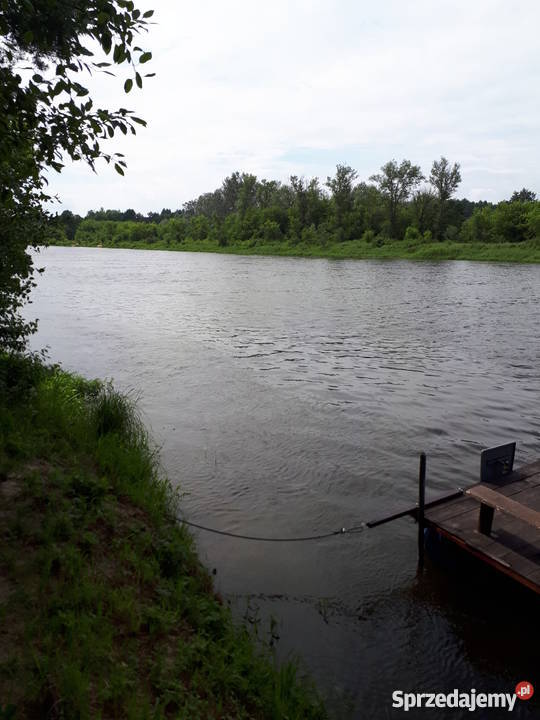 działka rekreacyjna Narwią z domkiem mazowieckie Dzbądzek