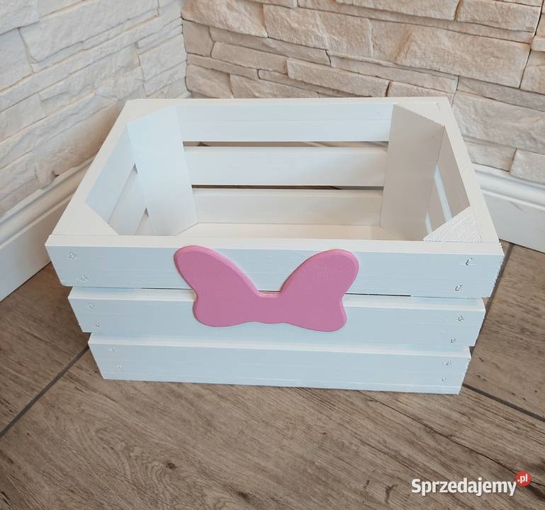 Skrzynka drewniana dekoracyjna do pokoju dziecka Warszawa