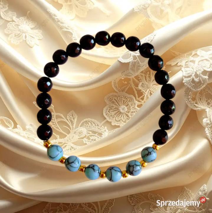 Bransoletka Onyks i Turkus Zgierz sprzedam