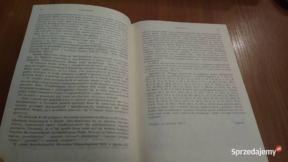 Porosty polskie opisy i klucze do oznaczania biologia, ekologia