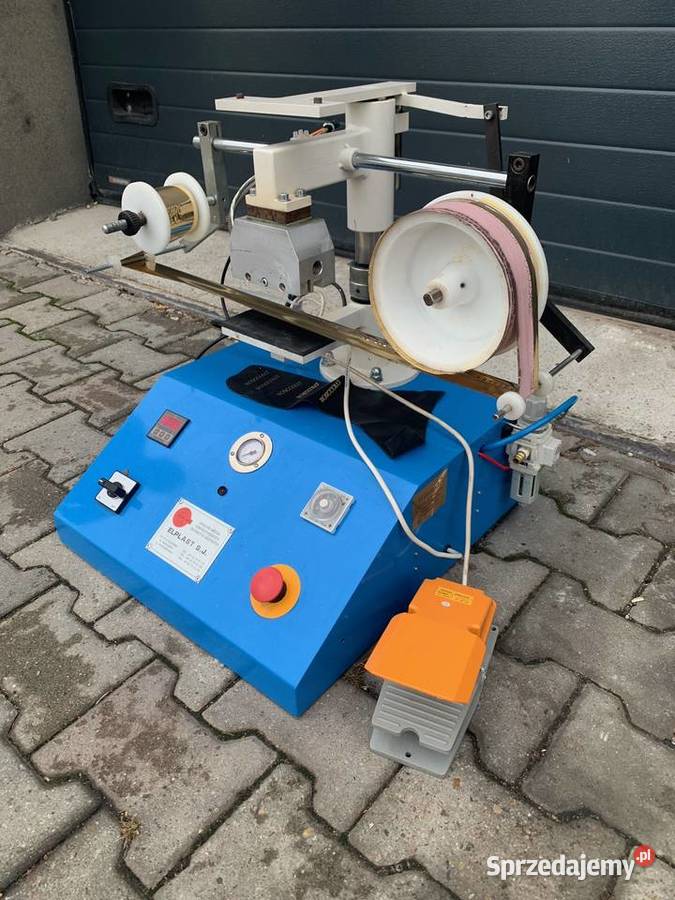 Maszyna do stemplowania stemplowarka logo Łaskarzew