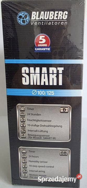 Wentylator łazienkowy Blauberg Smart IR Warszawa