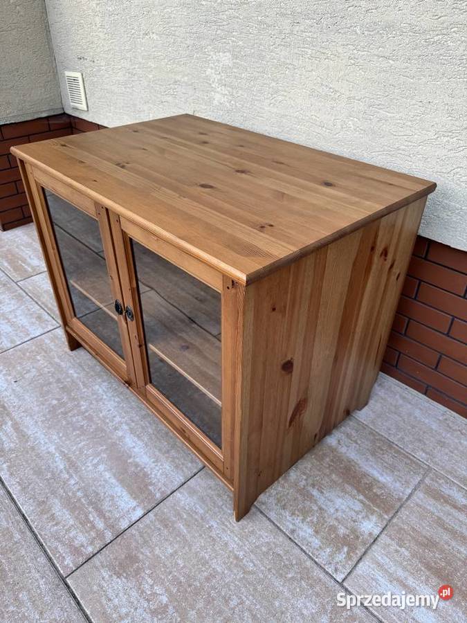 Szafka drewniana Leksvik komoda rtv Ikea Sulbiny