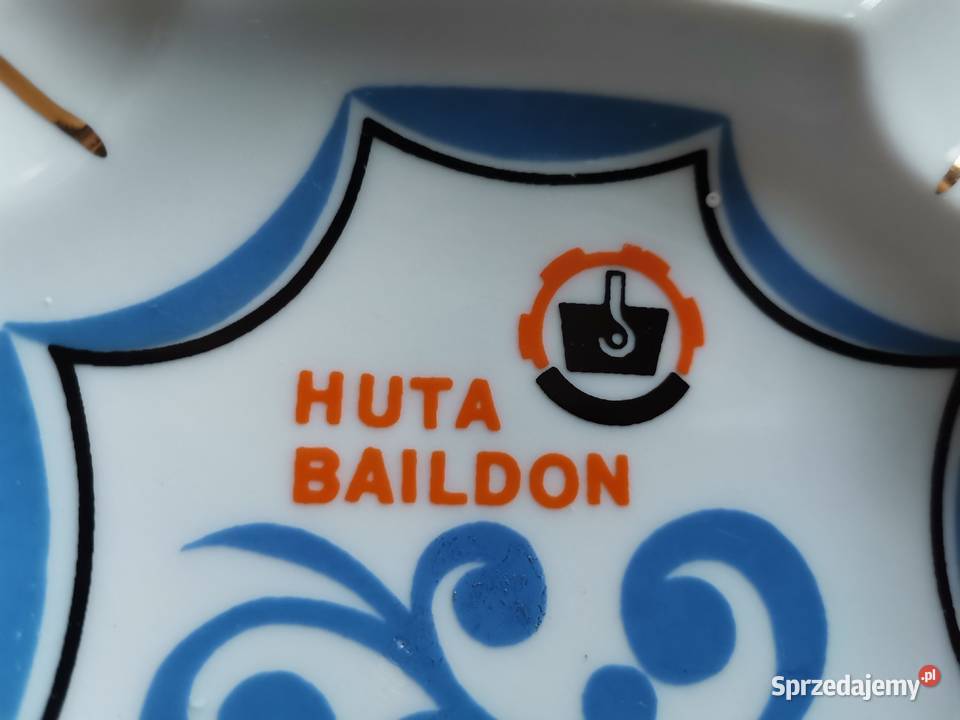 Stara nieużywana popielniczka Huta Baildon