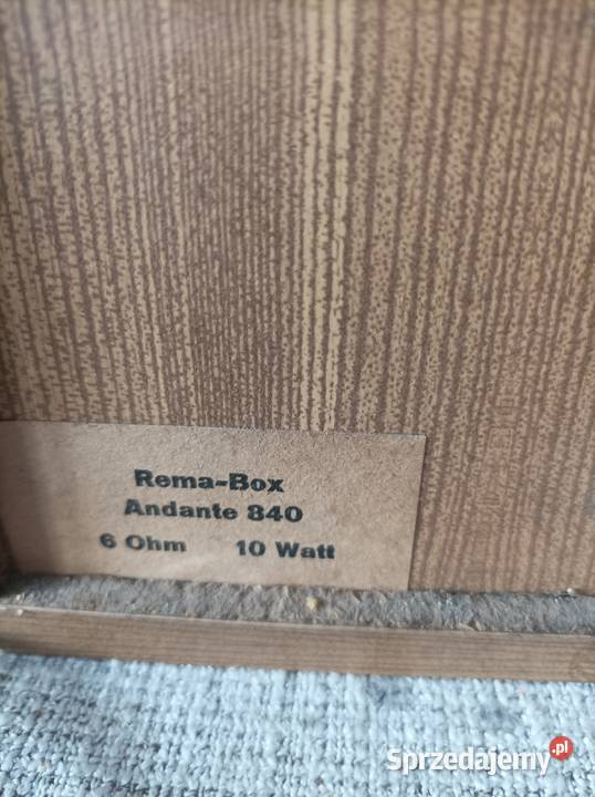 RemaBox Andante 840 RFT niemieckie kolumny