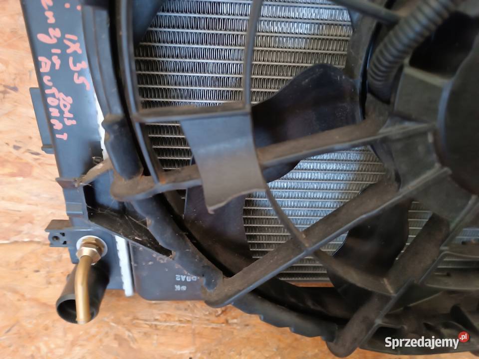 CHŁODNICA WODY WENTYLATOR HYUNDAI IX35 LIFT 2013 osobowe Nowy Tomyśl sprzedam