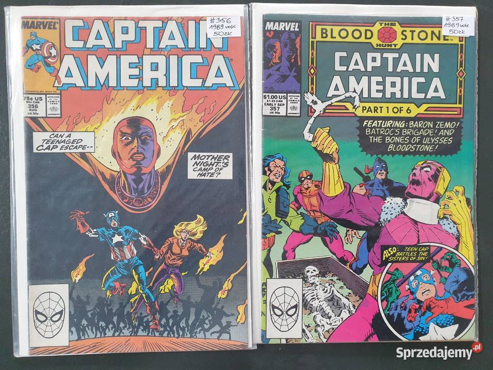 Captain America Falcon 16 komiksów Marvel USA Gdynia