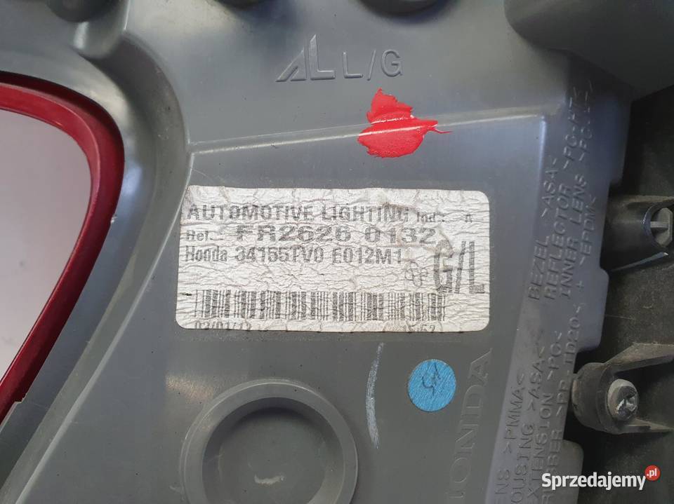 Honda Civic IX htb TYLNA LEWA LAMPA lewy tył Oświetlenie Janów sprzedam