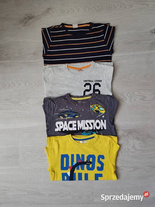 Bluzki 134 zestaw tshirt długi rękaw koszulki Ustka