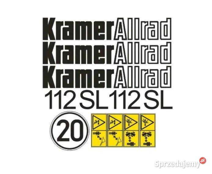Naklejki oklejenie naklejka KRAMER ALLRAD 112 SL Karoseria Janików
